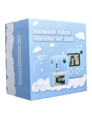 Digital kids camera with printer KDC-0013E blue