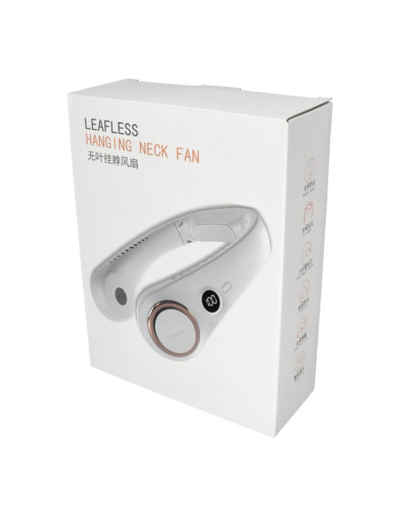 Portable neck fan F50 white