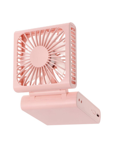 Ventilateur pliant portable F10 rose