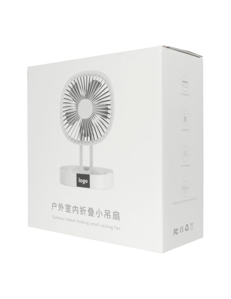 Portable fold fan 933 white