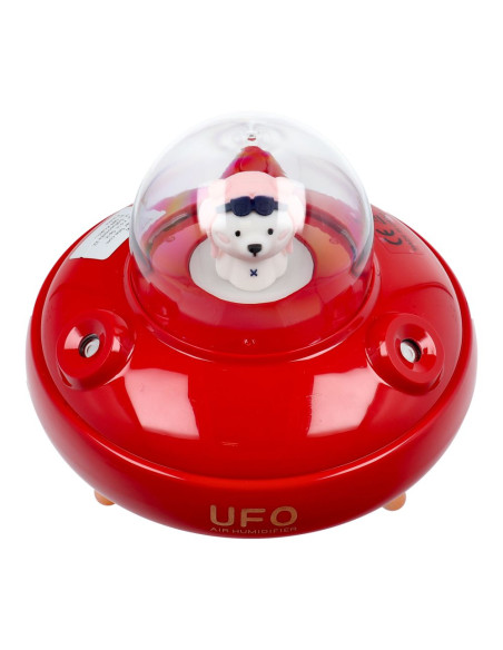 Humidificateur/diffuseur d'aromathérapie UFO rouge