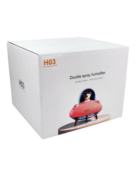 Humidificateur/diffuseur d'aromathérapie UFO rouge