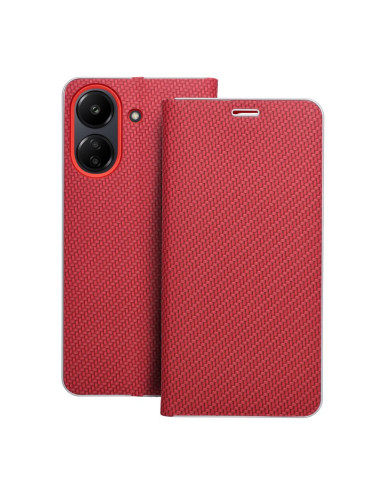 Etui LUNA Carbon pour Xiaomi Redmi 13C / POCO C65 noir