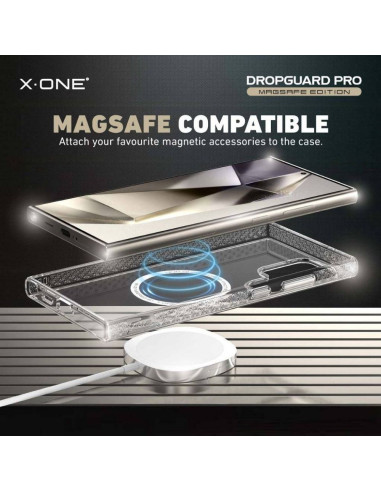 X-ONE Dropguard Magnetic Coque Pro - pour Samsung Galaxy S24 Ultra
