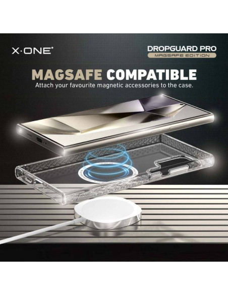 X-ONE Dropguard Magnetic Coque Pro - pour Samsung Galaxy S24 Ultra