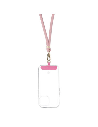 Pendentif téléphone SWING (8mm) avec longueur réglable / longueur du cordon 165cm (max 82.5cm en boucle) / pour épaule ou cou - 