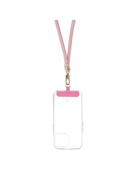 Pendentif téléphone SWING (8mm) avec longueur réglable / longueur du cordon 165cm (max 82.5cm en boucle) / pour épaule ou cou - 