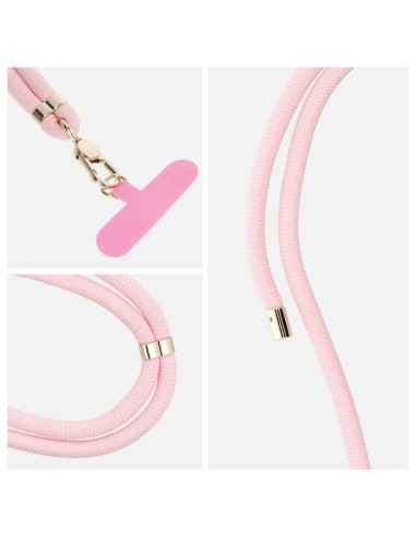 Pendentif téléphone SWING (8mm) avec longueur réglable / longueur du cordon 165cm (max 82.5cm en boucle) / pour épaule ou cou - 