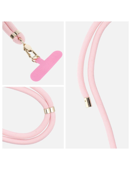 Pendentif téléphone SWING (8mm) avec longueur réglable / longueur du cordon 165cm (max 82.5cm en boucle) / pour épaule ou cou - 