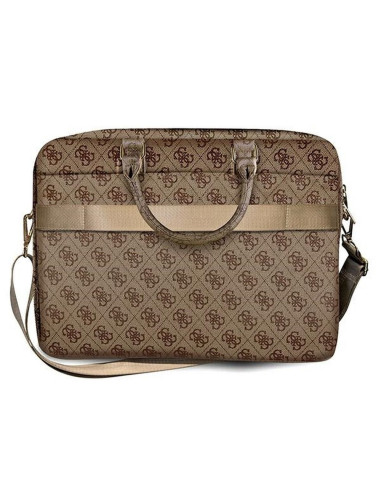 SACOCHE pour ordinateur portable 16" GUESS Sleeve GUCS13G4GFBR marron