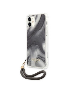 Coque ORIGINAL Hardcase GUESS GUHCN61KSMAGR iPhone 11 marble cord grey