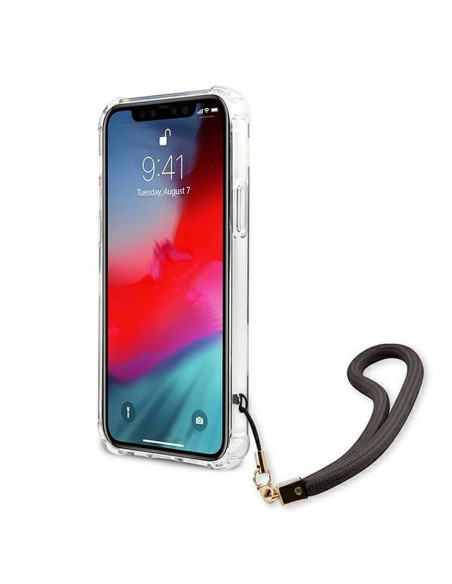 Coque ORIGINAL Hardcase GUESS GUHCN61KSMAGR iPhone 11 marble cord grey