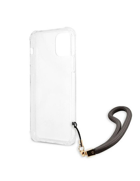 Coque ORIGINAL Hardcase GUESS GUHCN61KSMAGR iPhone 11 marble cord grey