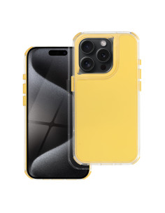 Coque MATRIX pour IPHONE 12 / 12 Pro jaune