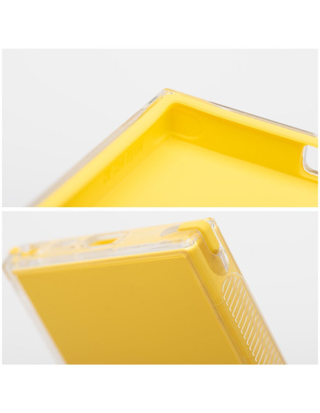 Coque MATRIX pour SAMSUNG S24 jaune