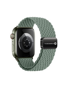 FORCELL F-DESIGN FA02 nylon magnetic strap for APPLE Watch 38 / 40 / 41 mm olive green