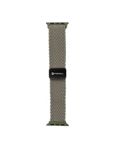 FORCELL F-DESIGN FA02 nylon magnetic strap for APPLE Watch 42 / 44 / 45 / 49 mm olive green 2