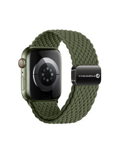 FORCELL F-DESIGN FA02 nylon magnetic strap for APPLE Watch 38 / 40 / 41 mm dark olive green