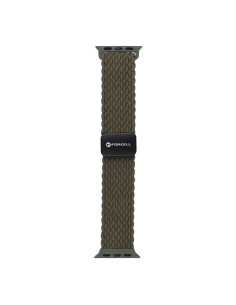 FORCELL F-DESIGN FA02 nylon magnetic strap for APPLE Watch 42 / 44 / 45 / 49 mm dark olive green 2