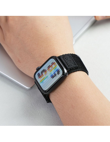 FORCELL F-DESIGN FA05 nylon strap for APPLE Watch 38 / 40 / 41 mm black
