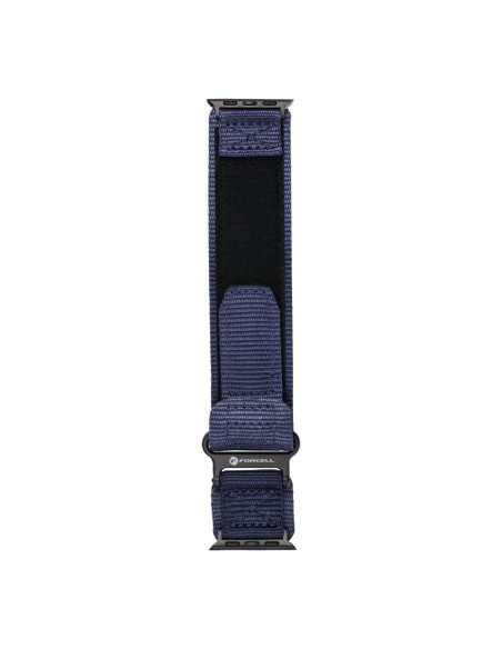 FORCELL F-DESIGN FA05 nylon strap for APPLE Watch 42 / 44 / 45 / 49 mm blue