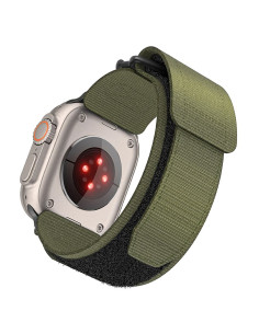 FORCELL F-DESIGN FA05 nylon strap for APPLE Watch 38 / 40 / 41 mm green