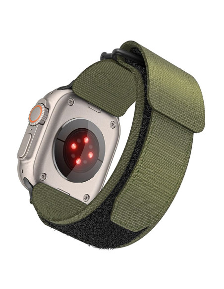 FORCELL F-DESIGN FA05 nylon strap for APPLE Watch 38 / 40 / 41 mm green