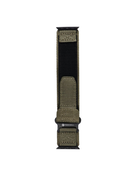 FORCELL F-DESIGN FA05 nylon strap for APPLE Watch 42 / 44 / 45 / 49 mm green