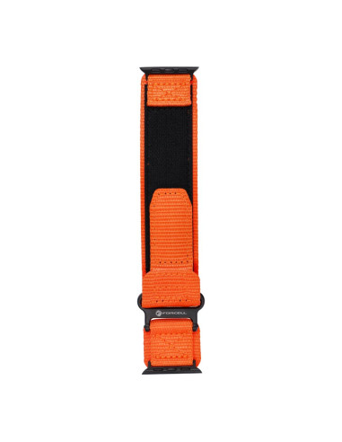 FORCELL F-DESIGN FA05 nylon strap for APPLE Watch 42 / 44 / 45 / 49 mm orange