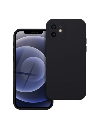Coque SILICONE 2mm pour IPHONE 12 noir