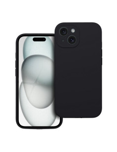 Coque SILICONE 2mm pour IPHONE 15 noir