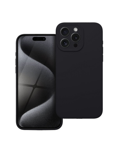 Coque SILICONE 2mm pour IPHONE 15 Pro Max noir