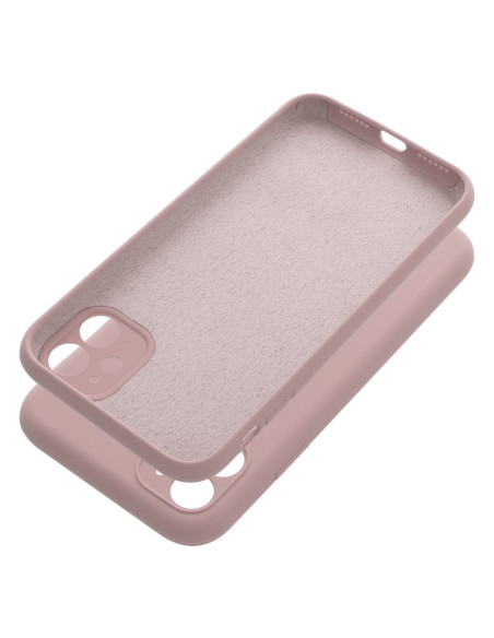Coque en SILICONE 2mm pour IPHONE 11 rose poudré
