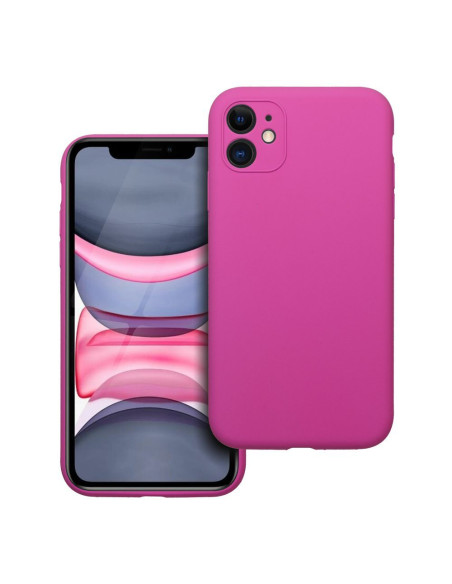 Coque en SILICONE 2mm pour IPHONE 11 rose