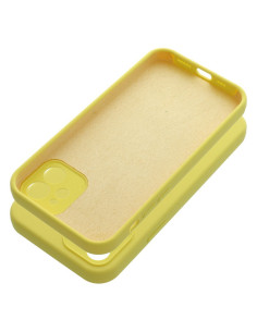 Coque SILICONE 2mm pour IPHONE 12 jaune 2