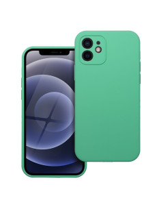 Coque en SILICONE 2mm pour IPHONE 12 mint