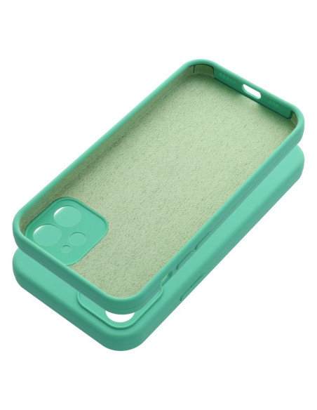 Coque en SILICONE 2mm pour IPHONE 12 mint