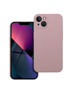 Coque en SILICONE 2mm pour IPHONE 13 rose poudré