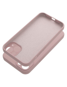 Coque en SILICONE 2mm pour IPHONE 13 rose poudré 2