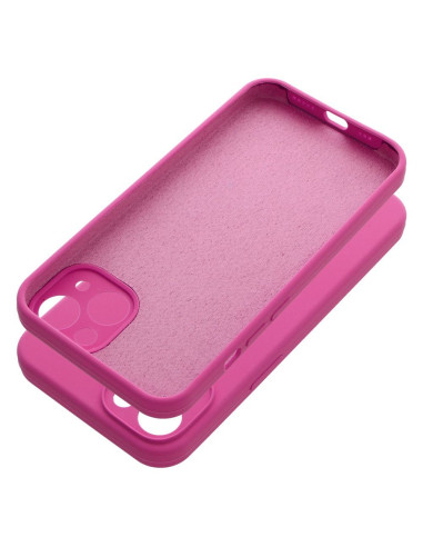 Coque en SILICONE 2mm pour IPHONE 13 rose