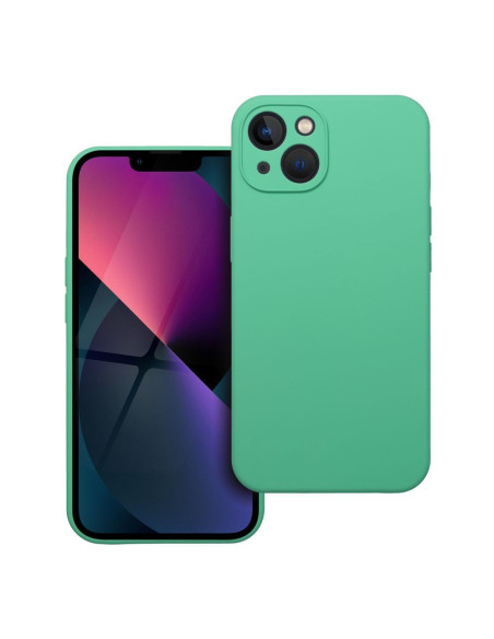 Coque en SILICONE 2mm pour IPHONE 13 mint