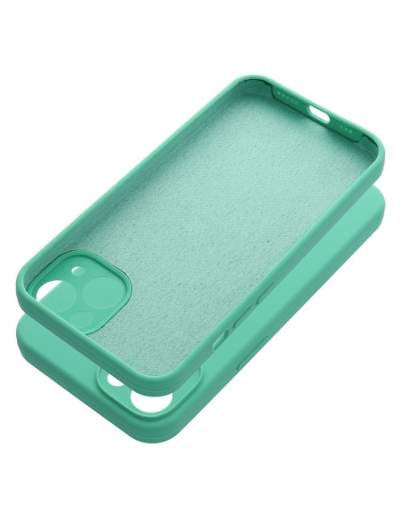 Coque en SILICONE 2mm pour IPHONE 13 mint