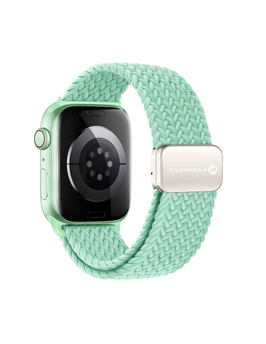 FORCELL F-DESIGN FA02 nylon magnetic strap for APPLE Watch 42 / 44 / 45 / 49 mm pistachio
