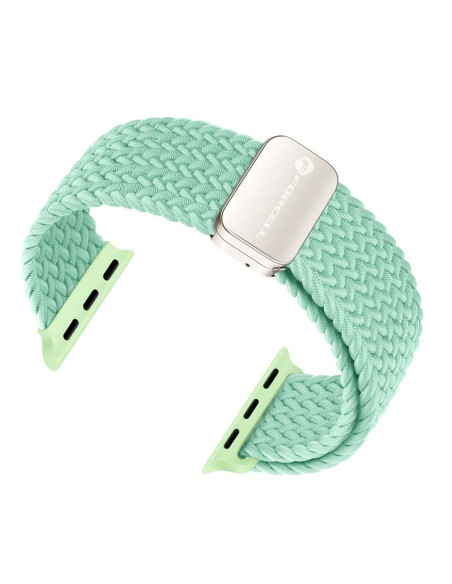FORCELL F-DESIGN FA02 nylon magnetic strap for APPLE Watch 42 / 44 / 45 / 49 mm pistachio