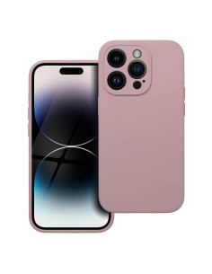 Coque SILICONE 2mm pour IPHONE 14 Pro rose poudré