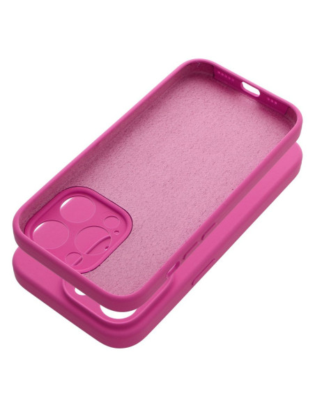 Coque en SILICONE 2mm pour IPHONE 14 Pro rose