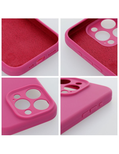 Coque en SILICONE 2mm pour IPHONE 14 Pro rose
