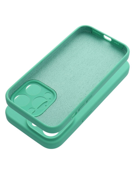 Coque SILICONE 2mm pour IPHONE 14 Pro menthe