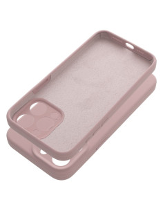 Coque SILICONE 2mm pour IPHONE 15 Pro Max rose poudré 2