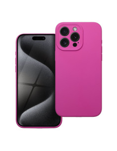 Coque SILICONE 2mm pour IPHONE 15 Pro Max rose